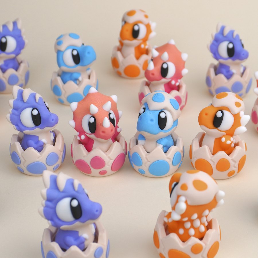Baby Dino Clickers, 3D printed to order in Wentzville MO