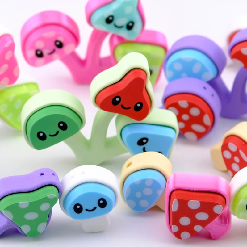 Mushroom Madness, 3D printed