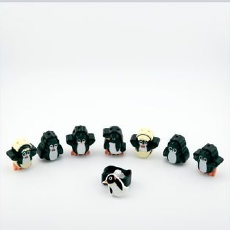 Penguin Poppers Multi-Pack, 3D printed