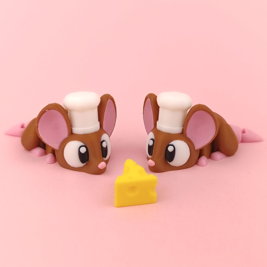Chef Mouse, 3D printed in Wentzville MO