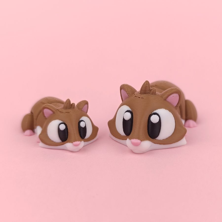 Flexi Hamster, 3D printed in Wentzville MO