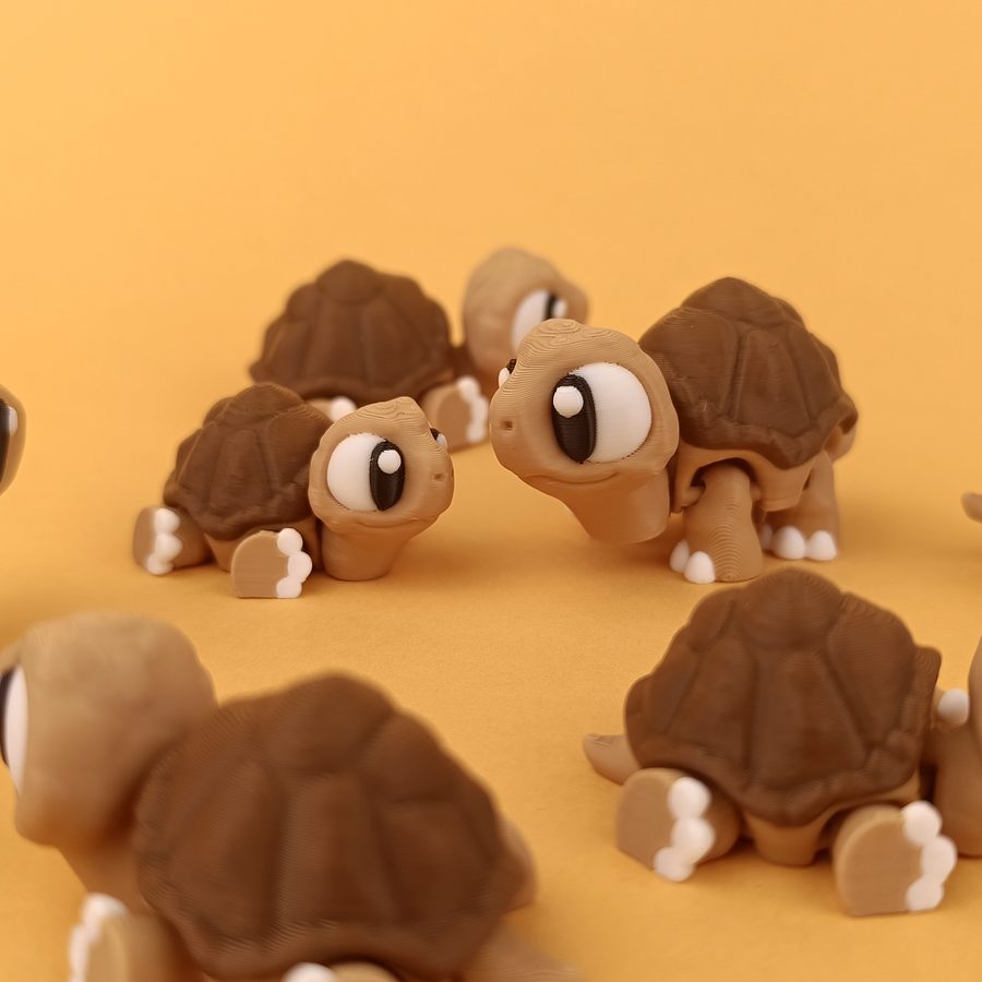 Flexi Tortoise, 3D printed in Wentzville MO
