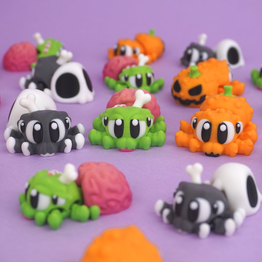 Halloween Spiders, 3D printed to order in Wentzville MO
